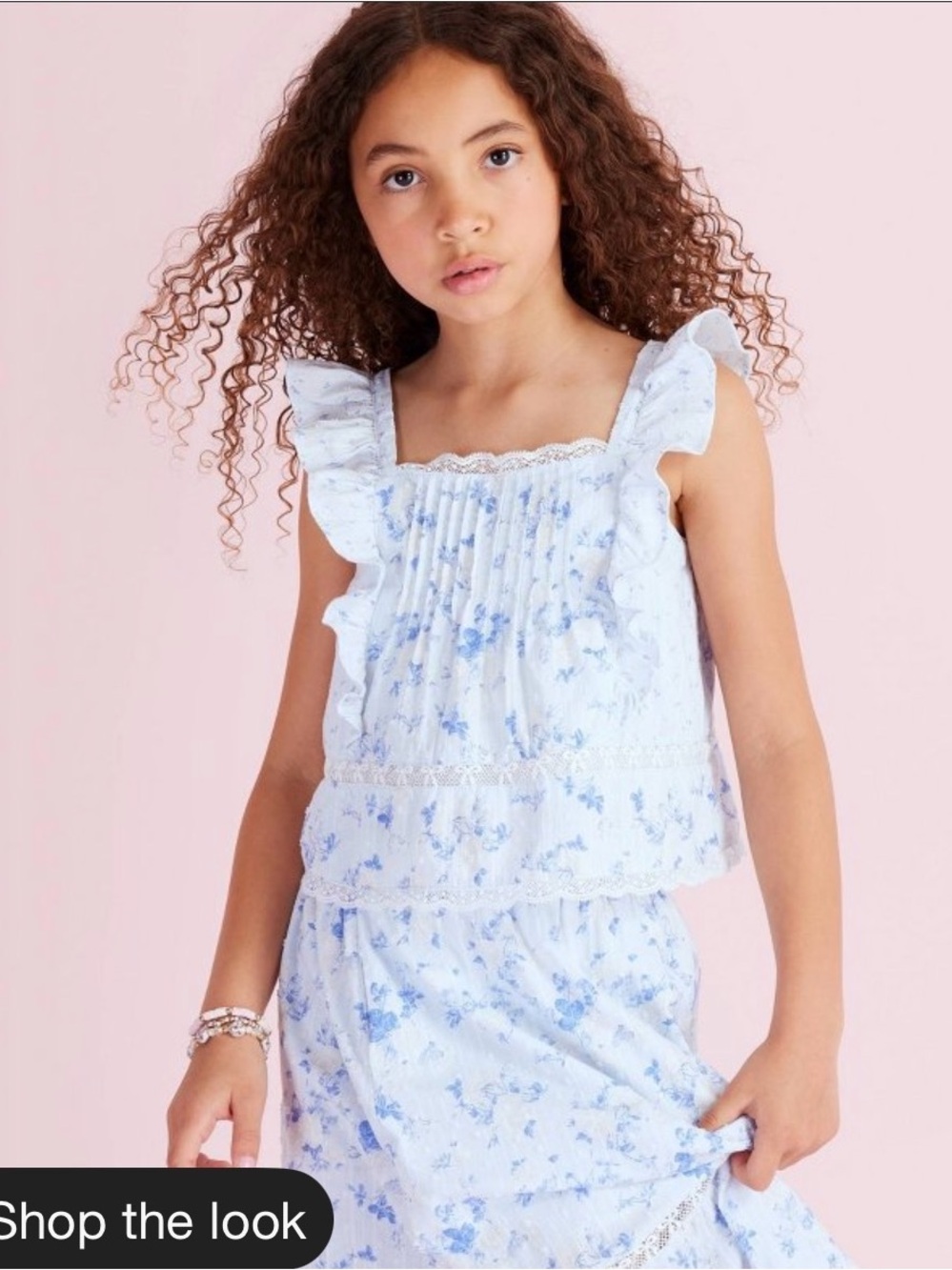 Love shack fancy x target collection shirt